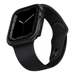 Etui ochronne UNIQ Valencia do Apple Watch Series 4/5/6/7/8/SE 45/44mm grafitowy/graphite