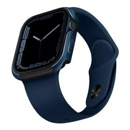 Etui ochronne UNIQ Valencia do Apple Watch Series 4/5/6/7/8/SE 45/44mm niebieski/blue