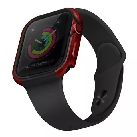 Etui ochronne UNIQ Valencia do Apple Watch Series 4/5/6/SE 40mm czerwony/crimson red