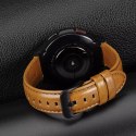 Pasek Dux Ducis Leather Strap Samsung Galaxy Watch/Huawei Watch/Honor Watch (20mm) brązowy (Business Version)