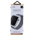 Pasek UNIQ Dante Apple Watch Series 4/5/6/7/8/SE/SE2 38/40/41mm Stainless Steel srebrny/sterling silver