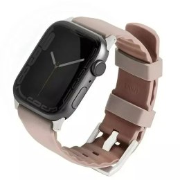 Pasek UNIQ Linus Apple Watch Series 4/5/6/7/8/SE/SE2 38/40/41mm Airosoft Silicone różowy/blush pink