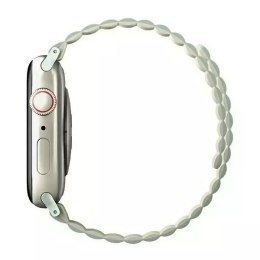 Pasek UNIQ Revix do Apple Watch Series 4/5/6/7/8/SE/SE2 38/40/41mm Reversible Magnetic zielony-beżowy/sage-beige