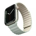 Pasek UNIQ Revix do Apple Watch Series 4/5/6/7/8/SE/SE2 38/40/41mm Reversible Magnetic zielony-beżowy/sage-beige